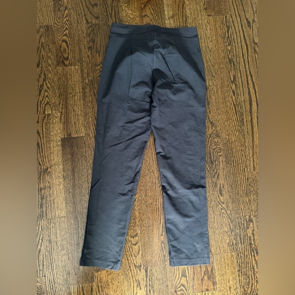 Eileen Fisher Washable Crepe Slim Ankle Pant  Graphite PP/PTP 0/2 NWT - Picture 7 of 12